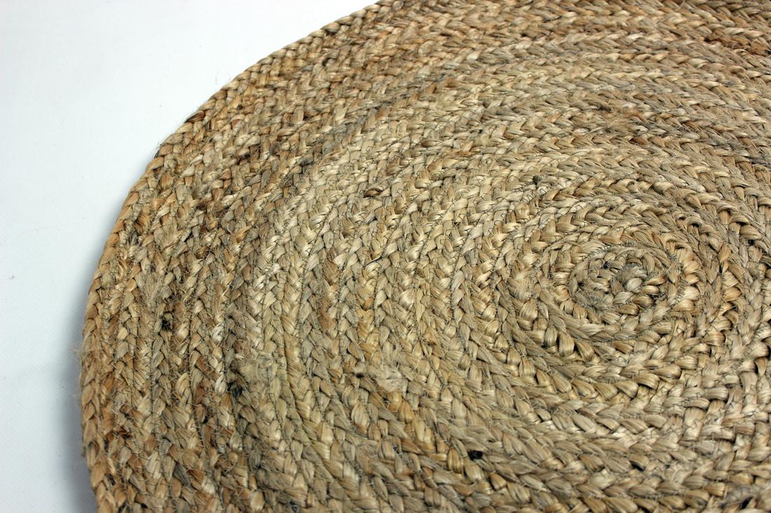 alfombra de yute